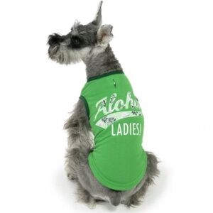 Vibrant Life NWT XS Dog Aloha Ladies Tank green St. Patrick’s Day